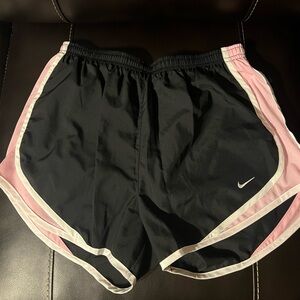 Nike Dri-FIT Black and Pink Shorts